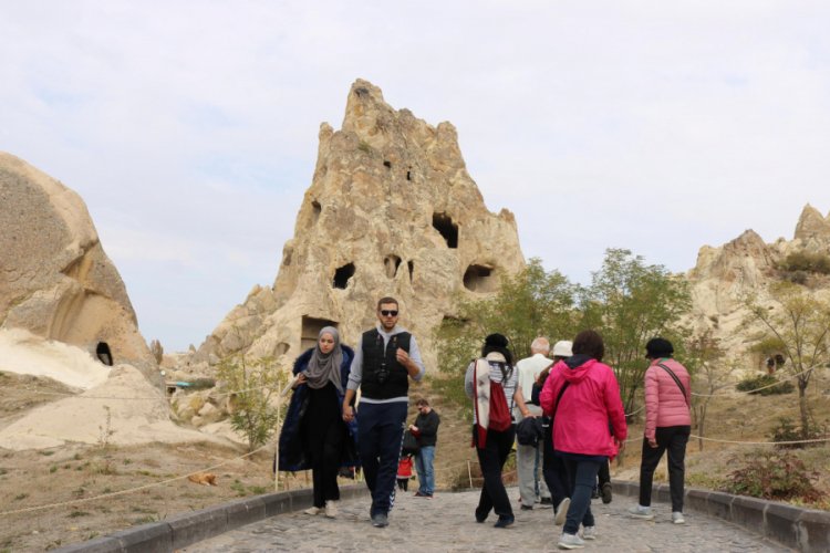 Kapadokya'da turist sayısında rekor