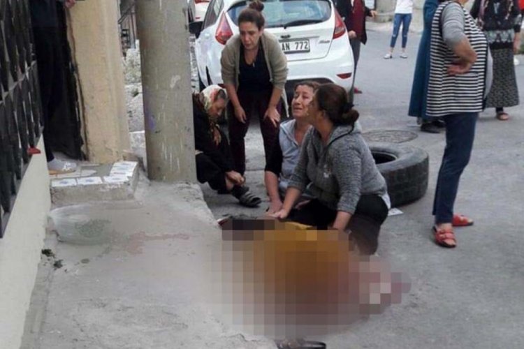 Kamyon tekerleğinin &ccedil;arptığı yaşlı kadın &ouml;ld&uuml;