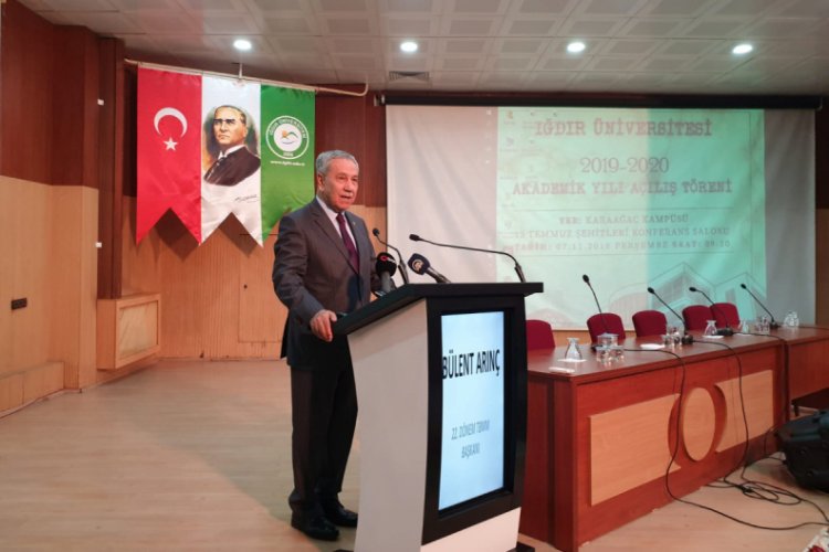 Arın&ccedil;: Cumhurbaşkanı'mızın eleştirisini saygıyla karşılıyorum