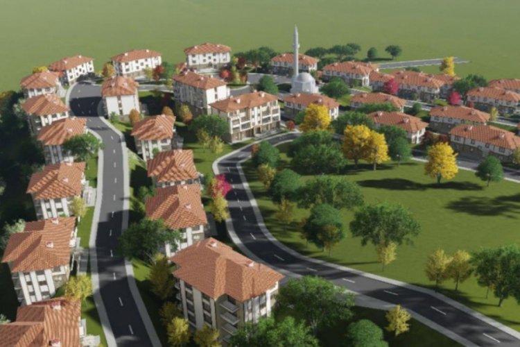 Maden il&ccedil;esi'ne yapılacak afet evlerinin projesi paylaşıldı