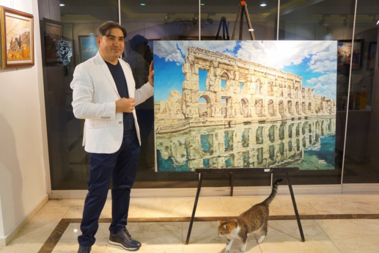 Polis memuru İsmail Utku, fır&ccedil;asıyla maharetini sergiledi