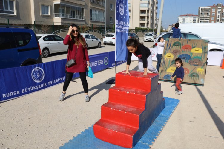 Bursa'da çocukça spor etkinliği
