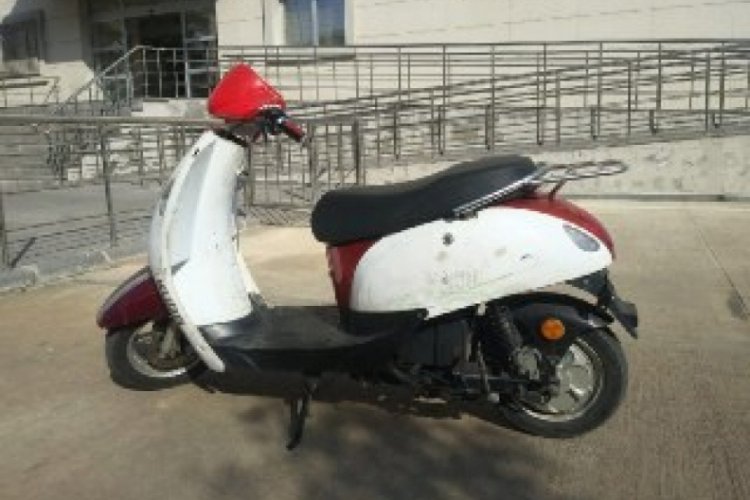 &Ccedil;aldığı motosikletle beraber yakalandı