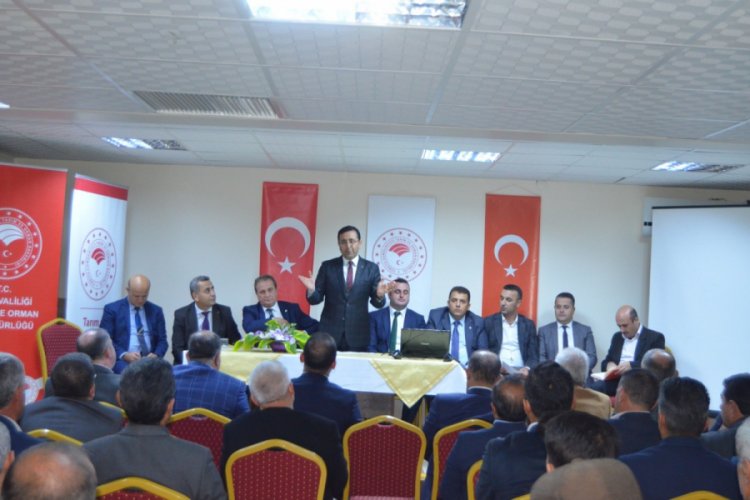 Tarım değerlendirme toplantısı d&uuml;zenlendi