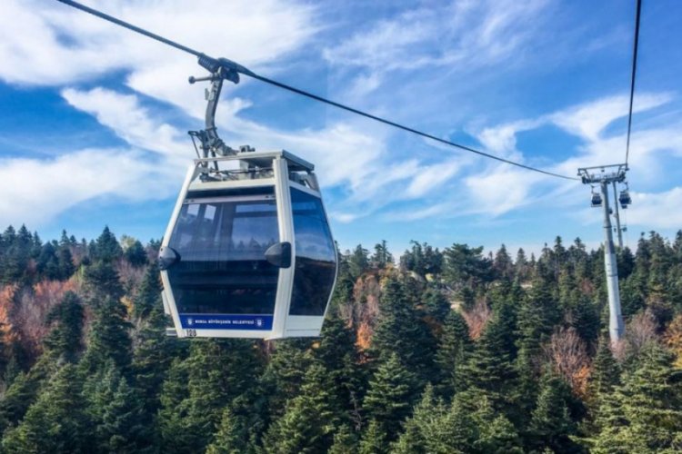 Bursa Uludağ'da teleferik bakım nedeniyle 5 g&uuml;n kapalı