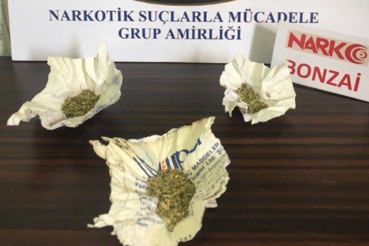 Balıkesir polisinden uyuşturucu operasyonu