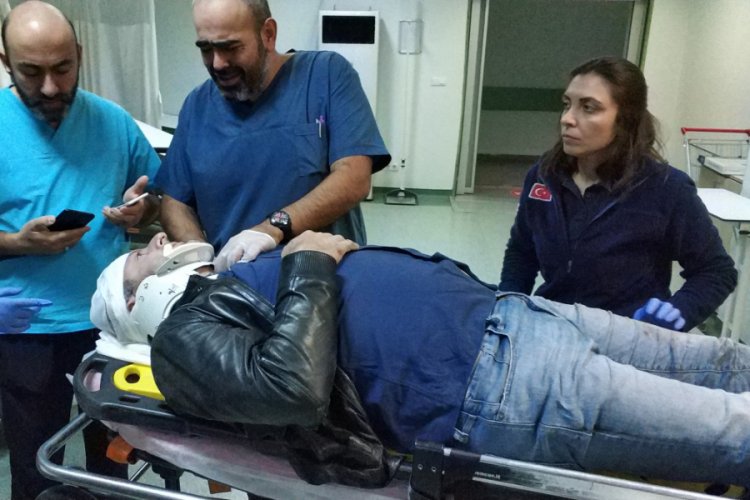 Ticareti taksi motosiklete &ccedil;arptı