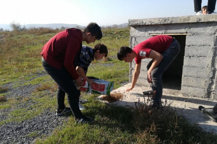 &Ouml;ğrenciler hayvan barınağını ziyaret etti