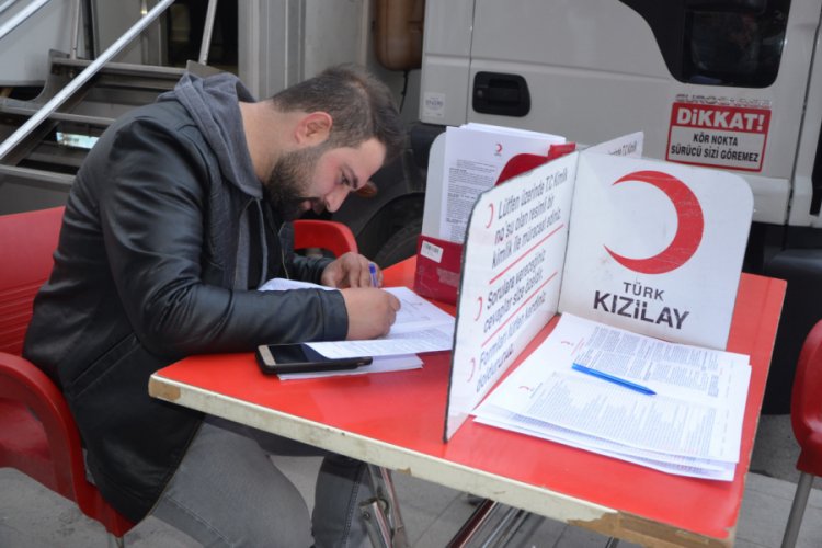 Hakkari'de kan bağışı kampanyası