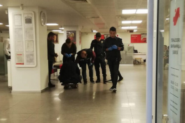 Banka soyguncusunu vatandaşlar yakaladı