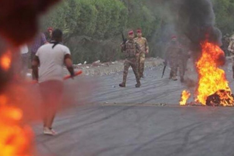 Abdulmehdi ile Barzani, &uuml;lkedeki 'g&ouml;sterileri' g&ouml;r&uuml;şt&uuml;