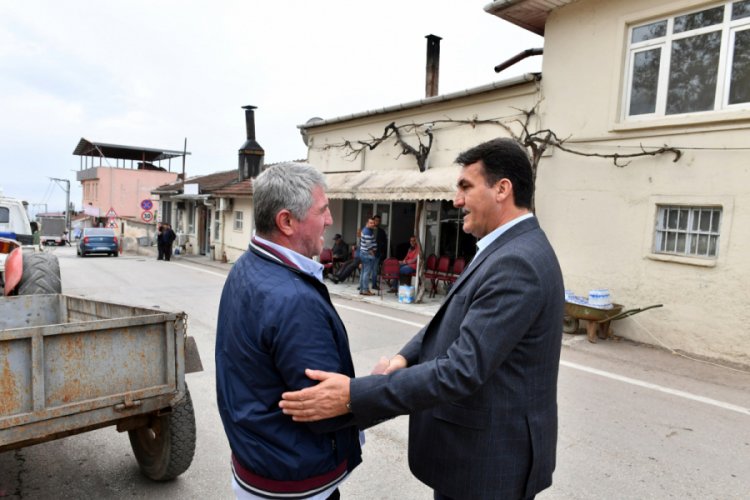 Bursa Osmangazi Belediye Başkanı D&uuml;ndar, G&uuml;ndoğdu Mahallesi'nde vatandaşlarla buluştu
