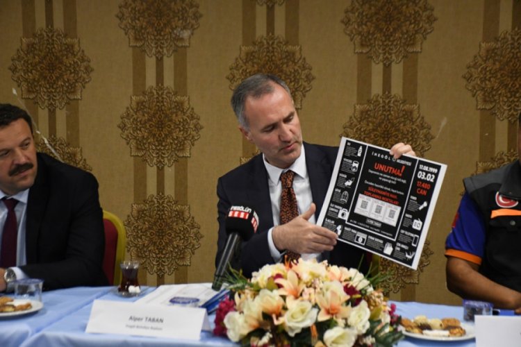 Bursa İneg&ouml;l'de Doğal Afet ve Riski İle M&uuml;cadele Eylem Planı Komisyonu kuruldu