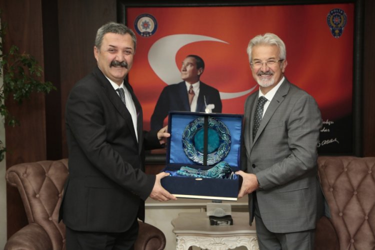 Bursa Nil&uuml;fer Belediye Başkanı Erdem Aslan'a ziyaret