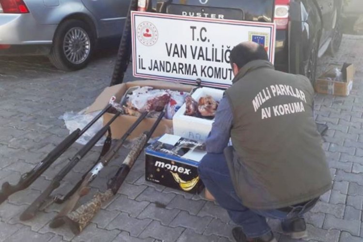 Ka&ccedil;ak avcılara 18 bin 376 liralık ceza