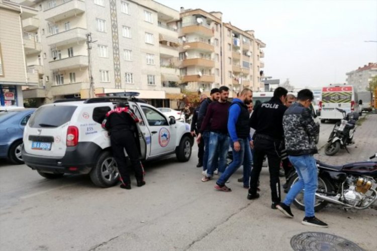 Bursa'da &ccedil;alınan motosiklet yol kenarına terk edildi