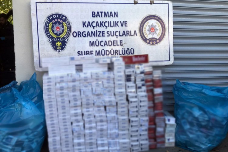 4 bin 400 paket ka&ccedil;ak sigara ele ge&ccedil;irildi