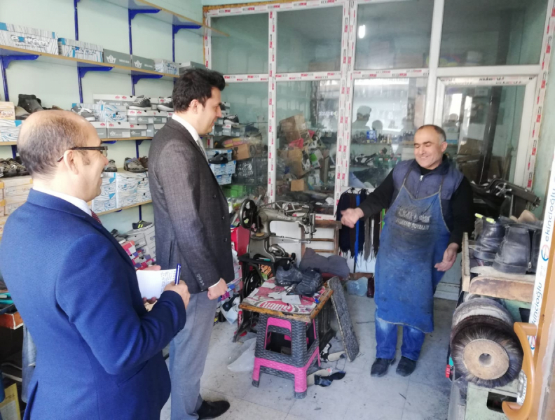 Kaymakam İlidi'den esnaf ziyareti