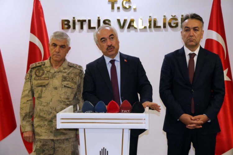 İ&ccedil;işleri Bakanı Yardımcısı Ersoy ve Jandarma Genel Komutanı &Ccedil;etin Bitlis'te