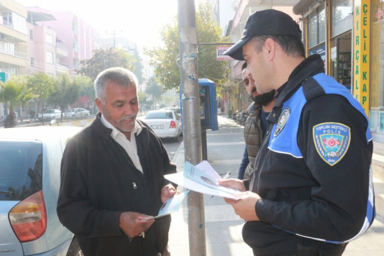 Polis, vatandaşları hırsızlık olaylarına karşı bilgilendirdi