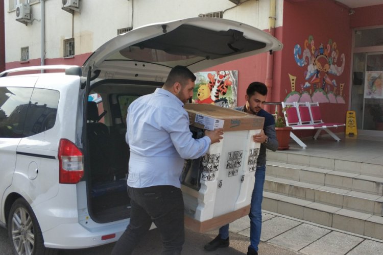 &Ccedil;ocuk yuvasına 'bulaşık makinesi' alarak uzlaştılar