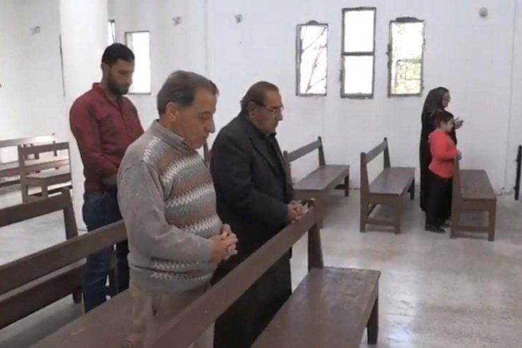 MSB: Tel Abyad'da Ermeni Kilisesi ibadete a&ccedil;ıldı