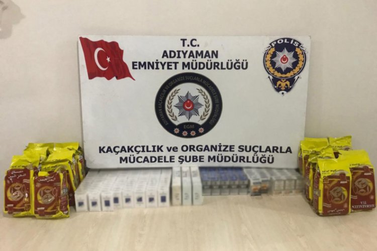 Otomobilin her yerinden sigara ve &ccedil;ay &ccedil;ıktı