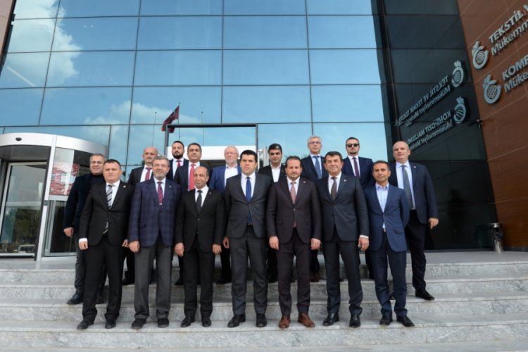 Bursa iş d&uuml;nyası Kuzey Makedonya Devlet Bakanı Elvin Hasan'ı ağırladı