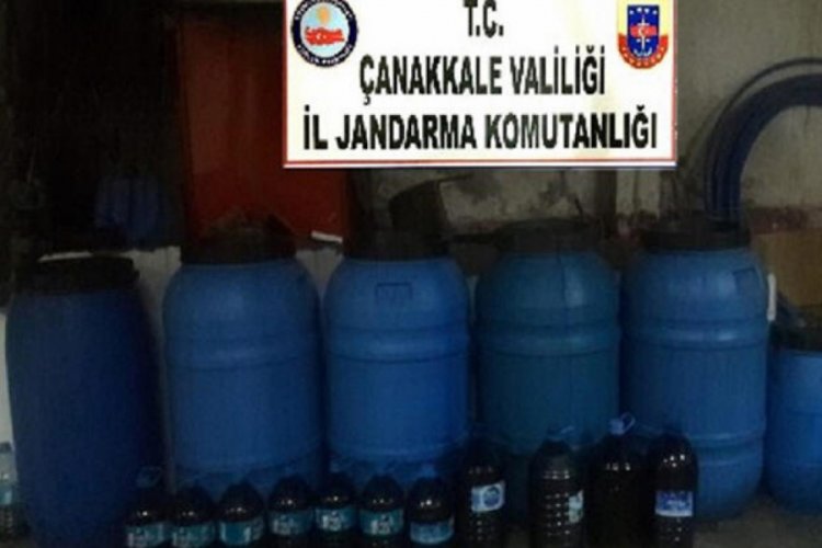 7 bin 540 litre sahte şarap ele ge&ccedil;irildi