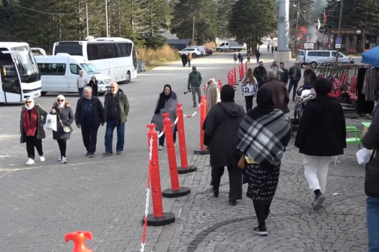 Okulun ilk ara tatilinde Bursa Uludağ'a akın ettiler