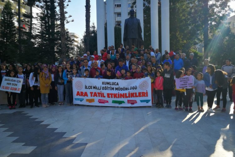 Ara tatilde eğitimciler sağlıklı yaşam i&ccedil;in y&uuml;r&uuml;d&uuml;