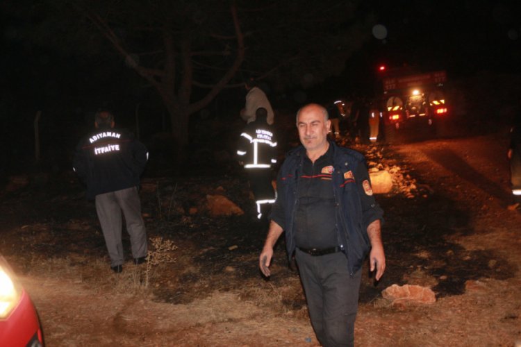 Ormanlık alanda korkutan yangın