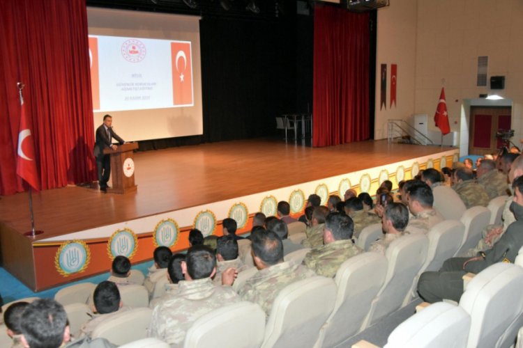 G&uuml;venlik Korucularına y&ouml;nelik 'Hizmet İ&ccedil;i Eğitim Semineri' d&uuml;zenlendi