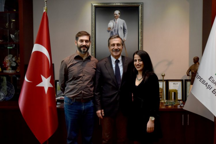 Azmiyle &ouml;rnek olan Derya'dan Başkan Ata&ccedil;'a ziyaret