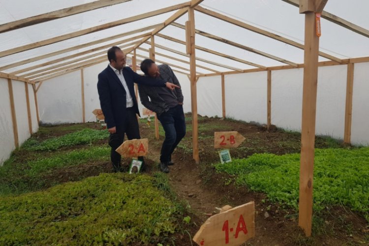 İlkokul &ouml;ğrencilerinden "Doğaya Dokun"projesi