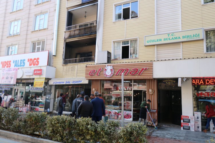Gaz yağının patlaması sonucu 1 kişi yaralandı