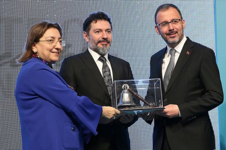 Borsada gong 'Uluslararası Futbol Ekonomi Forumu' i&ccedil;in &ccedil;aldı