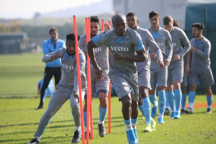 Trabzonspor, MKE Ankarag&uuml;c&uuml; ma&ccedil;ı hazırlıklarını s&uuml;rd&uuml;rd&uuml;
