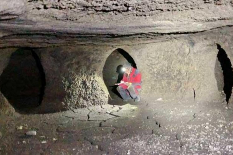 Kayseri'de bin 300 metre uzunluğunda yer altı şehri bulundu