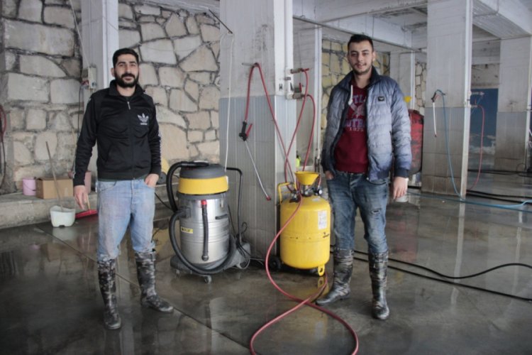 Yıkamaya getirilen otomobilin motorundan 3 yavru kedi &ccedil;ıktı