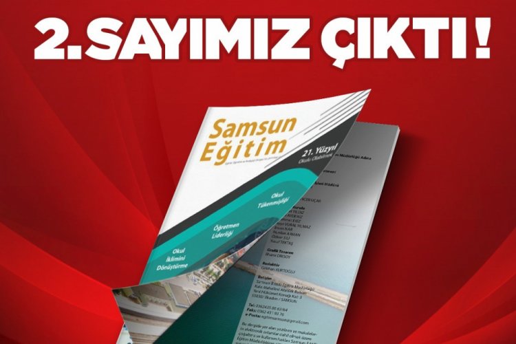 Eğitim dergisi 2. sayısı &ccedil;ıktı