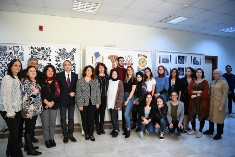 SA&Uuml;'de Temel Sanat Eğitimi Sergisi