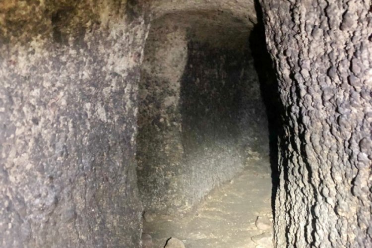 Kayseri'de 1300 metre uzunluğunda yeraltı şehri bulundu