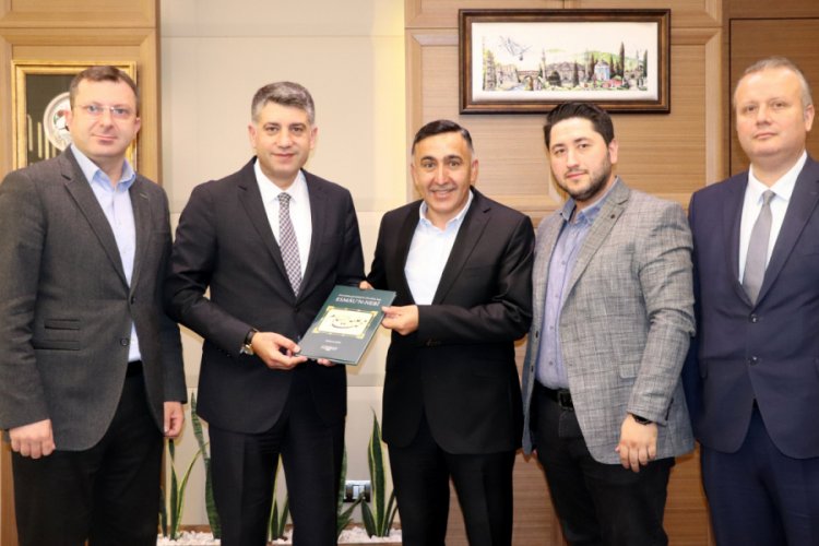 M&Uuml;SİAD Bursa'dan Genel Sekreter Akhan'a ziyaret