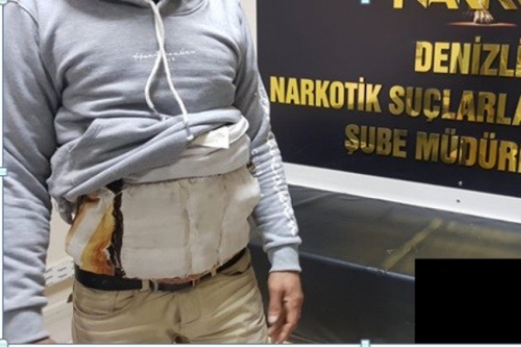 &Uuml;zerinde zehir dolu kuşakla otogarda yakalandı