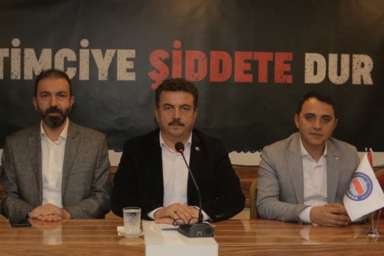 Eğitim-Bir-Sen Bursa 1 No'lu Şube Başkanı Acar: "Eğitimciye şiddete dur denilsin"