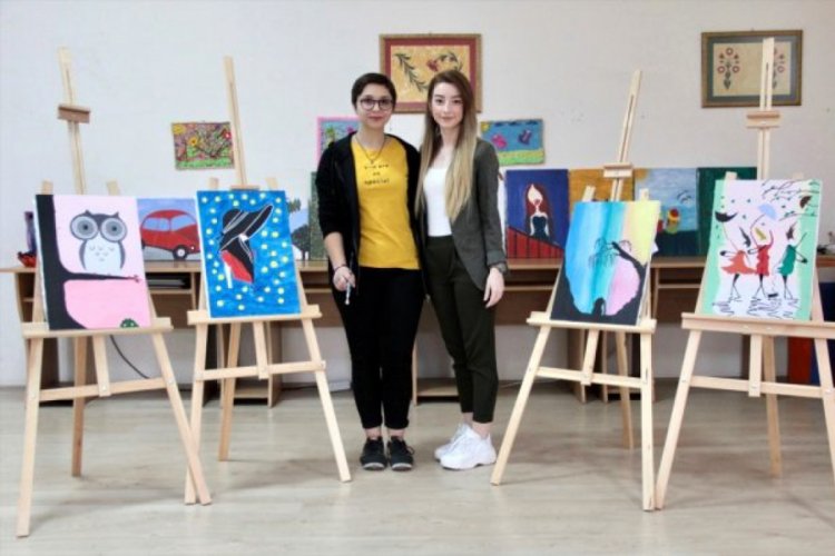 Bursa'da Nagihan &ouml;ğretmen, &ouml;ğrencisinin hayatına resimle dokundu