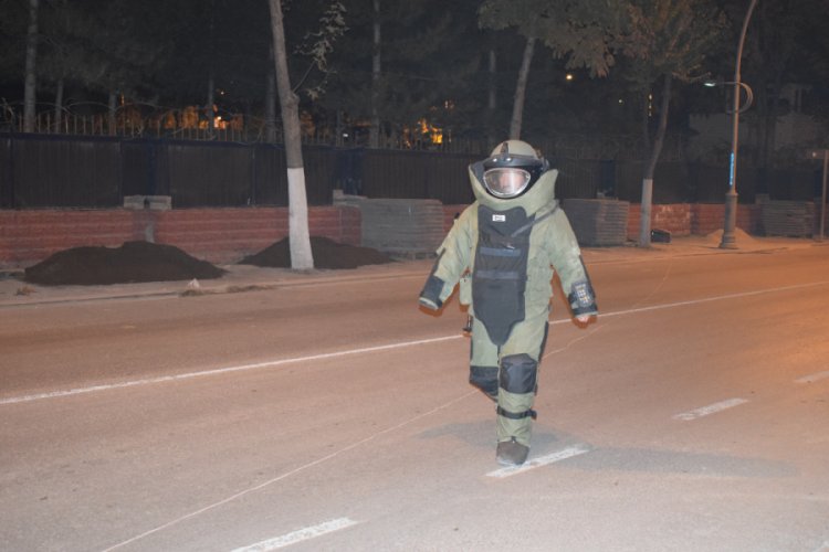 2. Ordu Komutanlığı &ouml;n&uuml;nde ş&uuml;pheli valiz alarmı