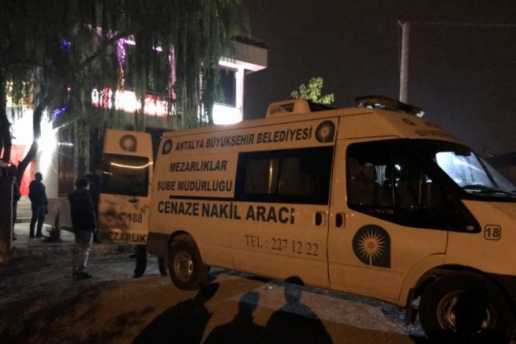 Antalya'da eğlence mekanında cinayet