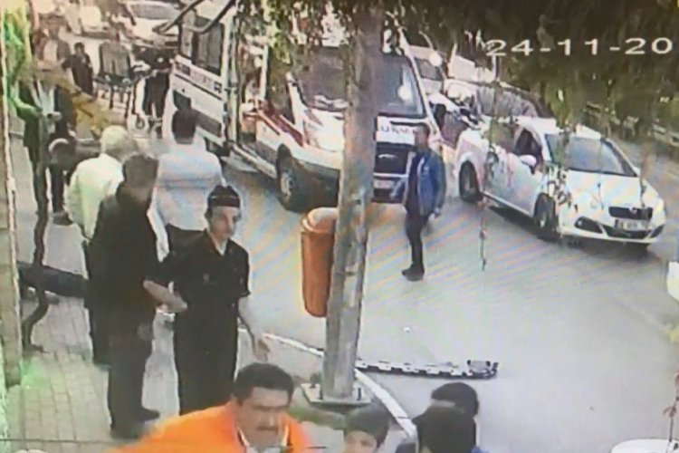 Bursa'da dehşet anları kamerada! Metrelerce s&uuml;r&uuml;kledi